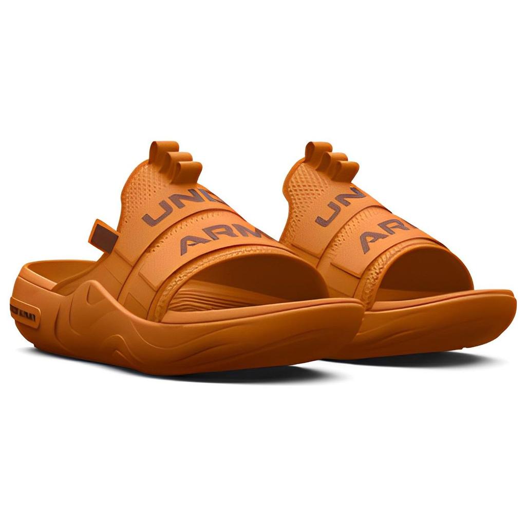 Under Armour Alpha 2.0 Slide Honey Orange Unisex Sneakers Cocoa-Brown 3026284-800