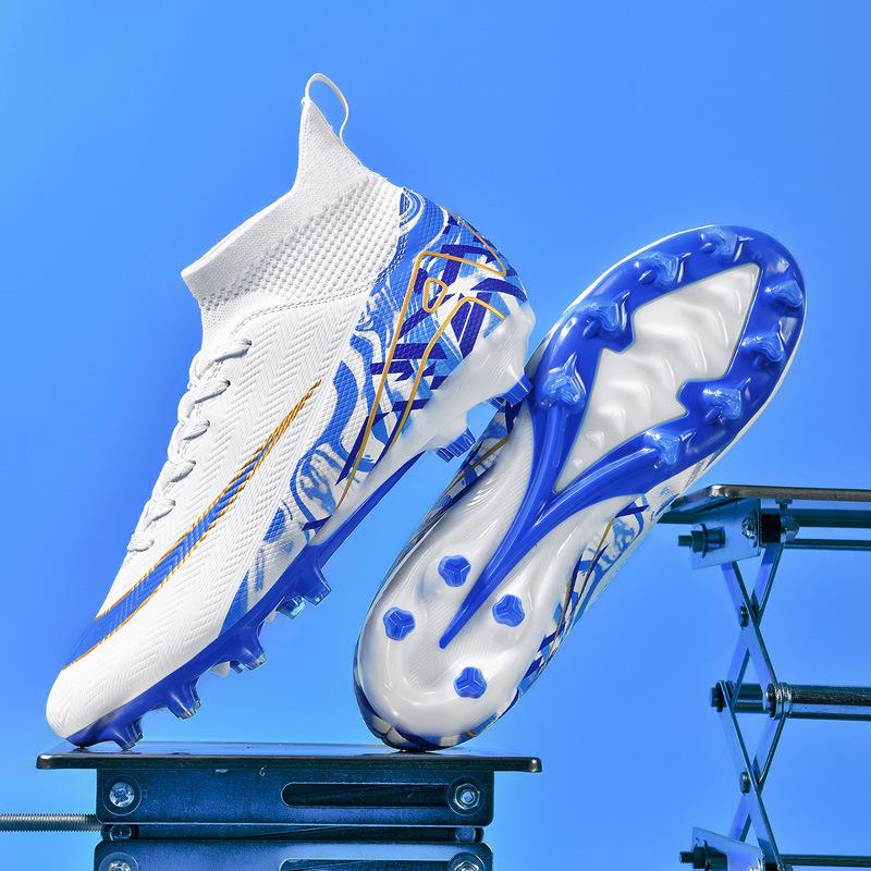 Jinjiang Production Hair Adult Football Shoes Boys AG Long Nails Artificial Grass TF Broken Nails Professional Training Shoes for Primary and Second