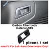 For VW Volkswagen ID.6 ID6   Carbon Fiber Car Window Lift Button / Head Lights Switch / Water Cup Accessories Cover Trim