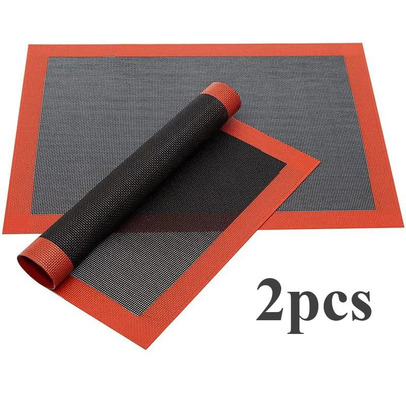 Silikonová podložka na pečení 30x40cm Opakovaně použitelný plech na pečení sušenek Nepřilnavá Žáruvzdorná podložka na pečení do trouby grilu mikrovlnné trouby