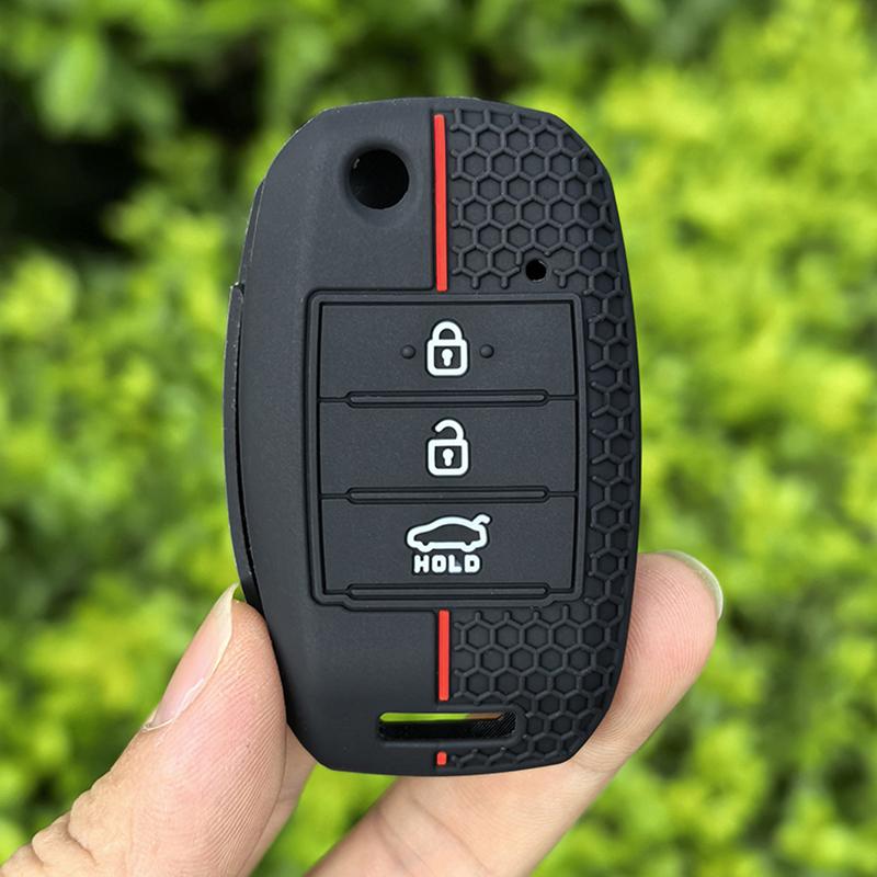 Car Key Case Cover Shell For Kia Picanto Sportage Gt Rio 3 Cerato Soul K5 Ceed Optima Seltos Sorento Forte Stinger Telluride