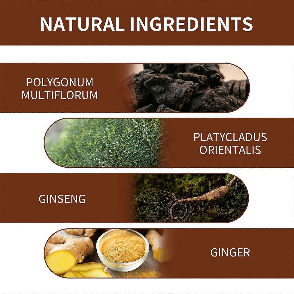 Jaysuing Polygonum Multiflorum Repair Shampoo Bar - Naturally Black, Nourishing And Smoothing Hair Care Shampoo Bar