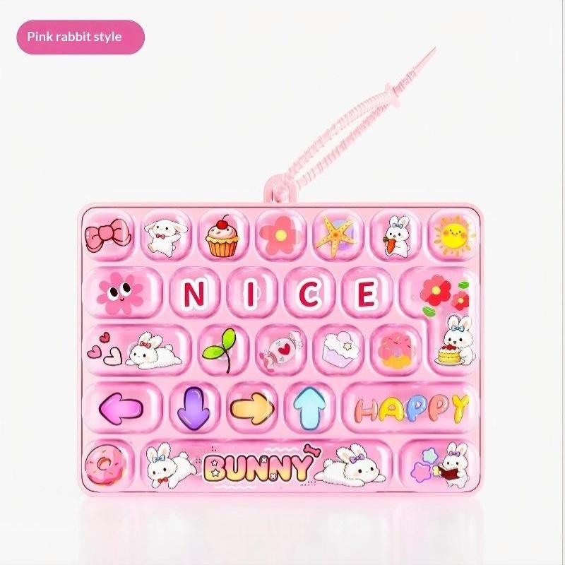 26-Key Keyboard Key Caps Antistress Giant Keycap Keychains Cute Large Keycap Clicker Kawaii Keycap Keyboard Keycaps