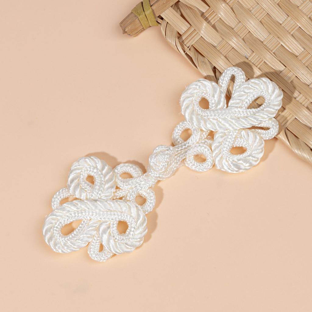 1 pezzo Fibbia Cheongsam Cinese Nodo Fastenner Nappa Nodo Cinese Bottoni Fai da Te Artigianato Decorazione Abbigliamento