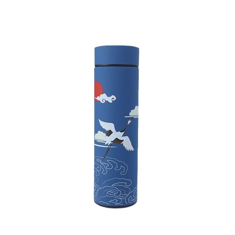304 Stainless Steel Smart Thermos with Temperature Display - Chinese Style Custom Gift Cup