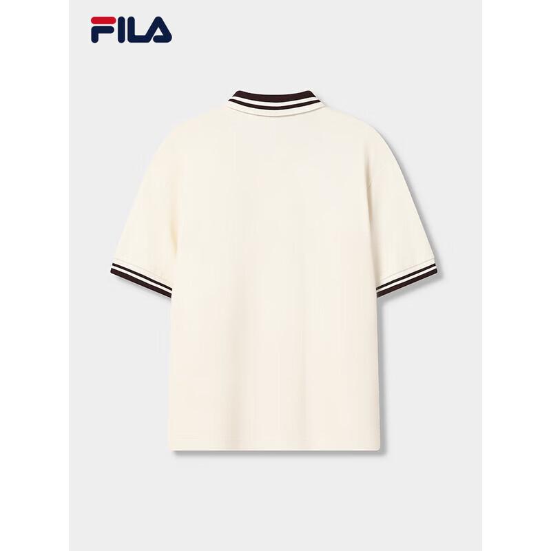 FILA Men's Knitted Short Sleeve Polo Shirt