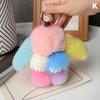 15Cm Rabbit Fur Keychain Women Bag Car Key Chain Pendant Decoration Jewelry Bags