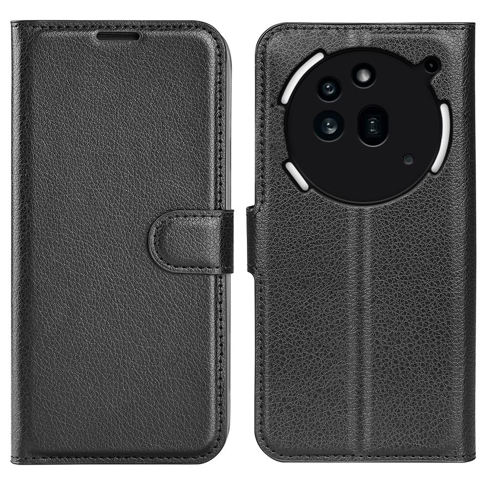 For Nothing Phone (3a) Pro Wallet Case Litchi Texture Shockproof Leather Flip Stand Phone Cover