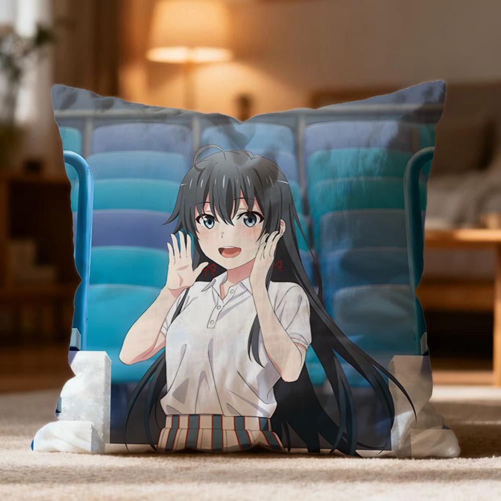 Popular M-MMy Teen Romantic Comedy SNAFU Cushion Cover Soft Washable Pillow Case Multi-Scene for Couch Bed Travel Office Use