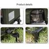 Warm Electric Warming Pet Bed Outdoor Insulated Puss Nest Safety Escape Exit Moisture-Proof For Porch Garden