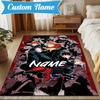 Custom Name Light Darkness Jujutsu Rug for Living Room, Game Rooms, Office, Bedroom, Floor Mat Playful Design, fan gifts Christmas decor