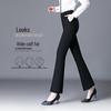 2025 High Waist Stretch Flare Pants for Middle-Aged Women - Slimming Slim-Fit Micro-Flare Design