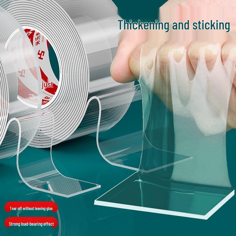 Nano High Viscosity Double-Sided Transparent Tape - Strong, Traceless, Residue-Free Wall Fixation
