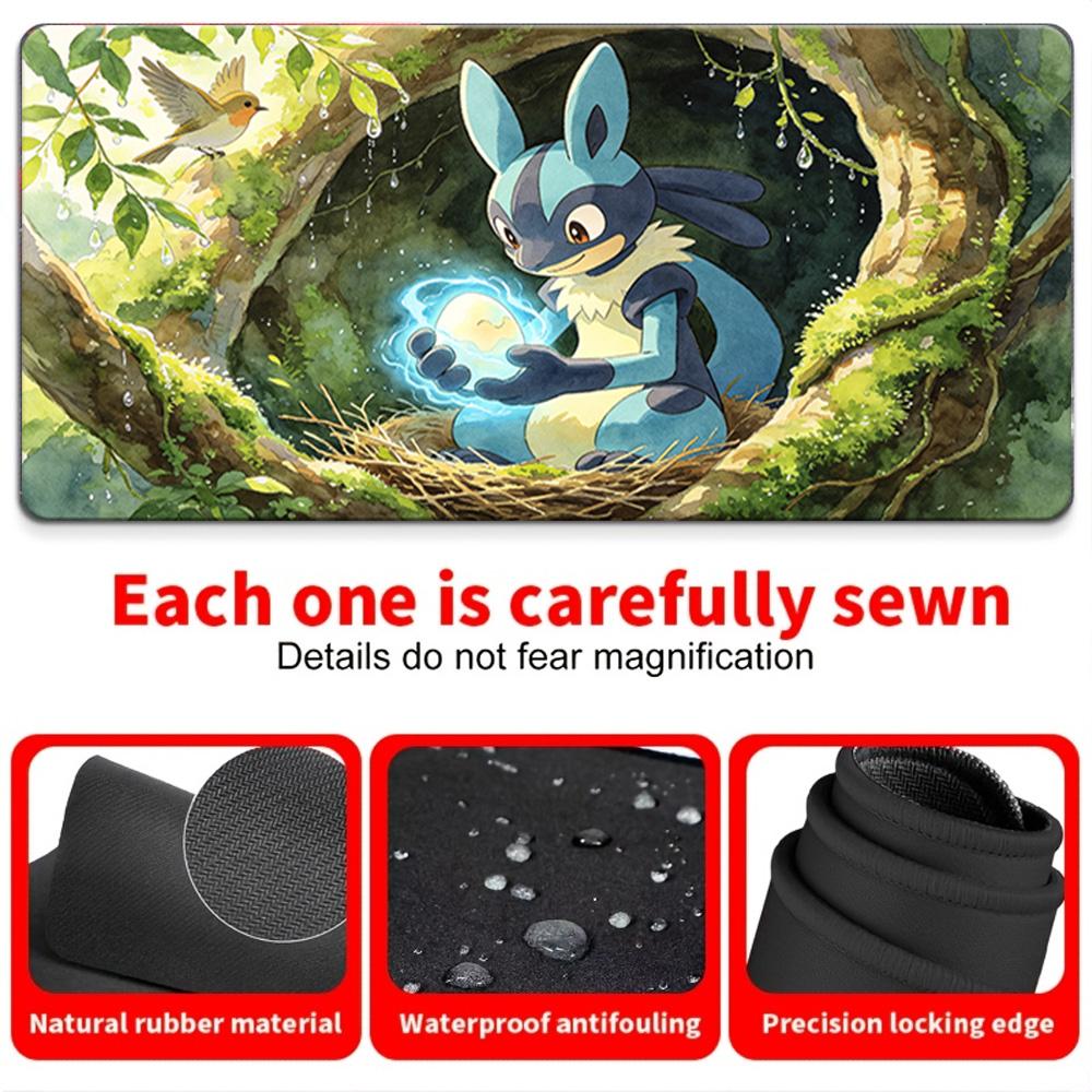 Snorlax  Friends Cherry Blossom Hill Gaming Mouse Pad with NonSlip Rubber Base 30x80x0.2cm