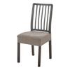 Jacquard Fabric Dining Chair Covers Stretch Anti-Slip Elastic Seat Slipcover Dust-Proof Solid Color Chair Seat Protector