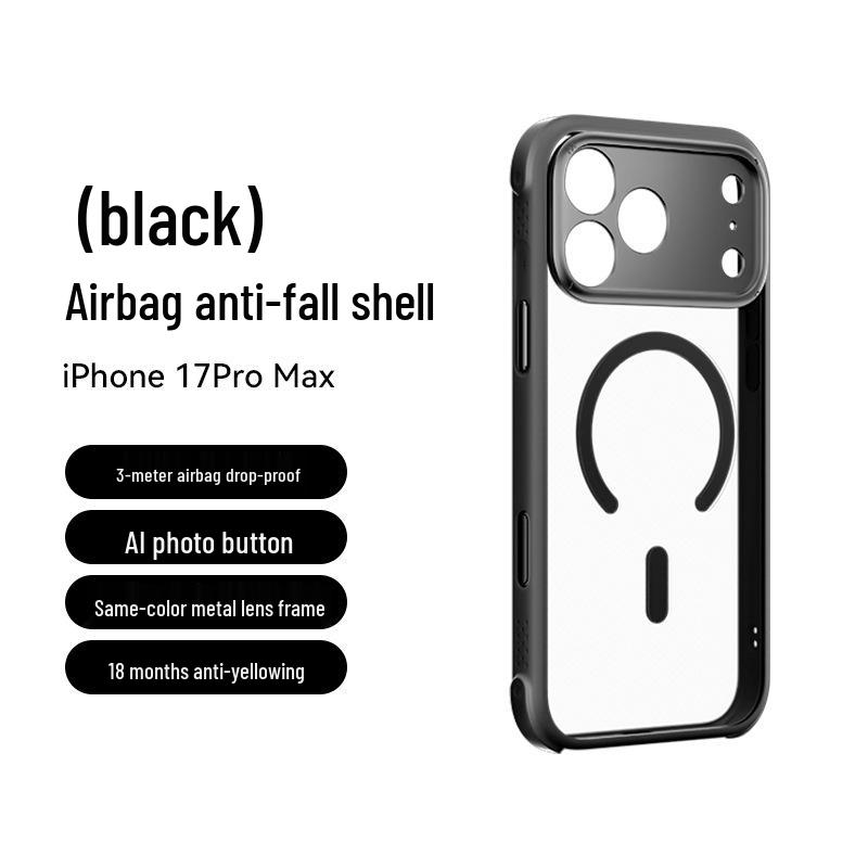

MOMAX Magnetic Drop-Proof Case for iPhone 17 Pro Max with AI Photography Button Pro Max чорний