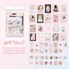 100pcs Vintage Scrapbooking Sticker Materials Paper Combo Kit for DIY Junk Journal Collage Photo Album Stationery Supplies