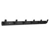 Coat Hooks Aluminum Alloy Lightweight Wall Mounted Coat Hook with 6 Hooks for Bedroom Bathroom