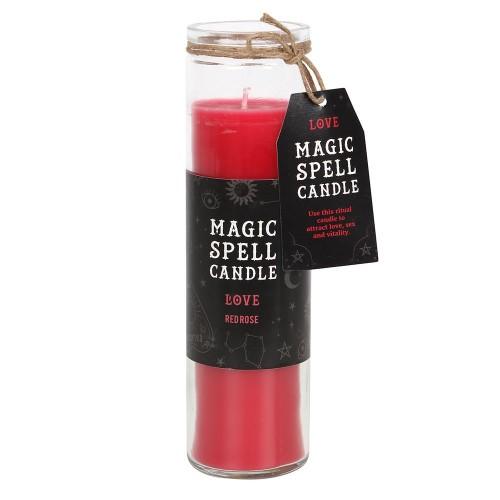 Something Different Love Magic Spell Red Rose Tube Candle