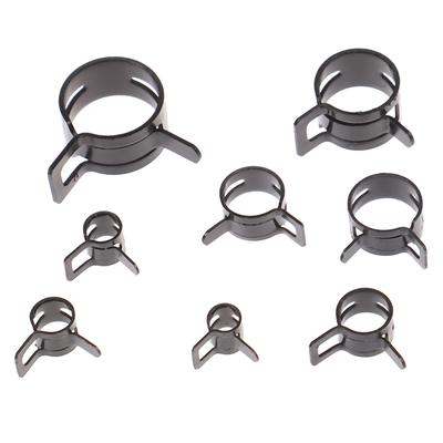 10 stuks Slangklemmen Brandstofslangleiding Waterpijpklem Hoepels Luchtslangbevestiging Veerklemmen Diameter 6 mm 7 mm 8 mm 10 mm 12 mm 14 mm 16 mm 20 mm