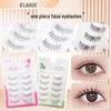 Natural Cluster Lower False Eyelashes with Small Flame Design