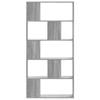 Bookshelf 5 Shelves Grey Sonoma 80.5 X 23.5 X 162.5 Cm Particleboard