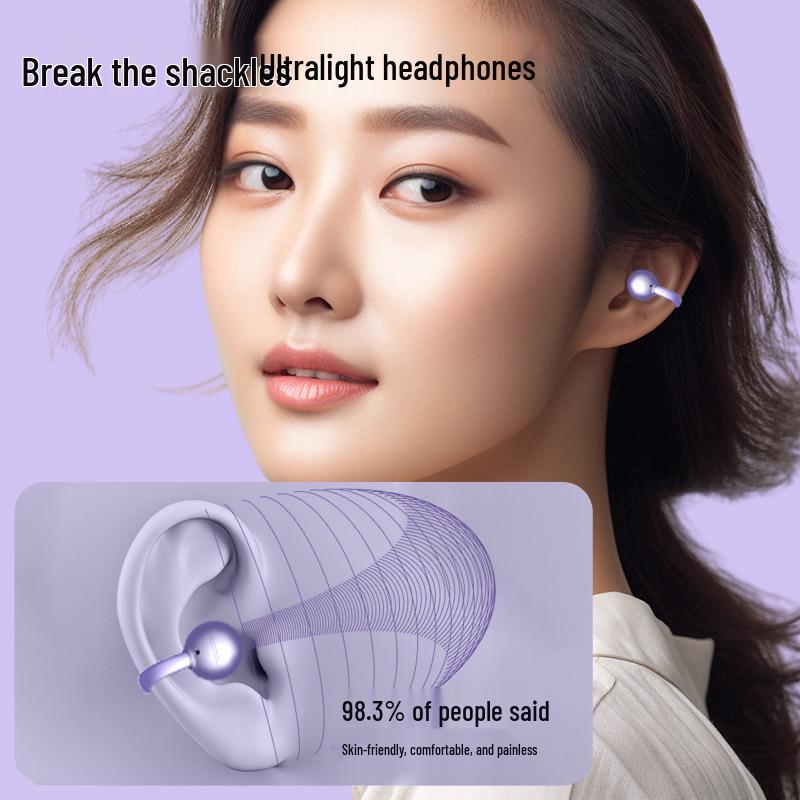 Wireless Open-Ear Bluetooth Sports Headphones with Ear Clips