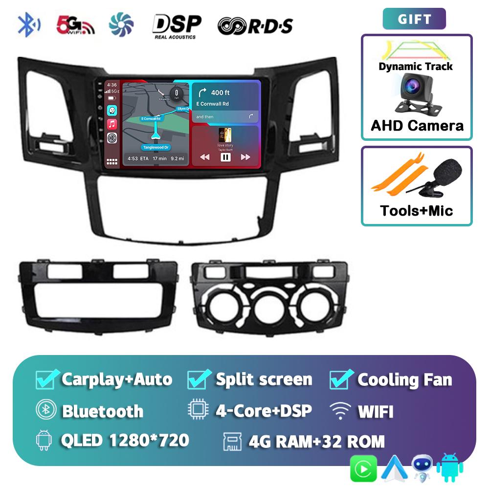 

Android 14 Carplay для Toyota Fortuner HILUX Revo Vigo 2007 - 2011 2012 2013 2014 2015 Автомобильный радиоприемник, мультимедийный плеер, видео, стерео