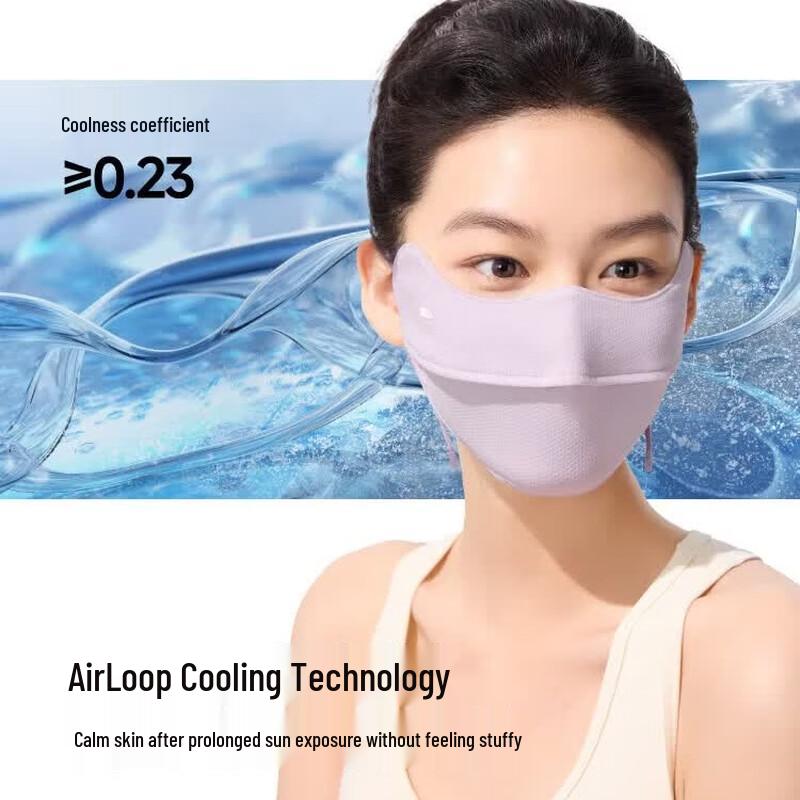 beneunder Women's UV Protection Breathable Face Mask
