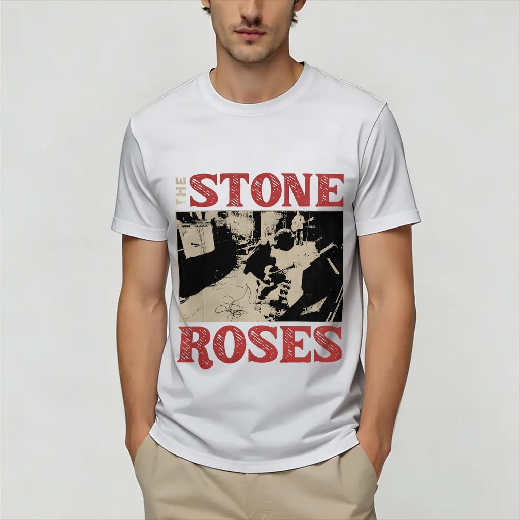 The Stone Roses T Shirt Summer Harajuku T Shirts Unisex 100 Cotton ONeck Plus Size 5XL Tees ShortSleeve Vintage Tops
