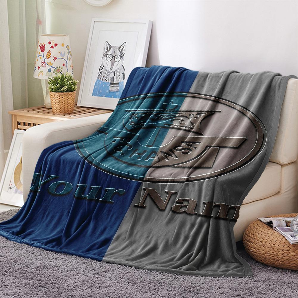 1PC Custom Name FC Hansa Rostock Patterned Flannel Blanket Suitable For All Seasons for Home Decor Warmth and Comfort Gifts Holiday Present -HE65