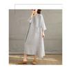 Cotton and Linen Breathable Soft Loose Dress for Commuting Versatile Women