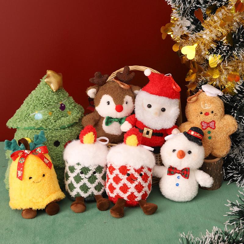 Santa Claus Plush Doll With Pp Cotton Filling For Christmas Home Decor And Collectors