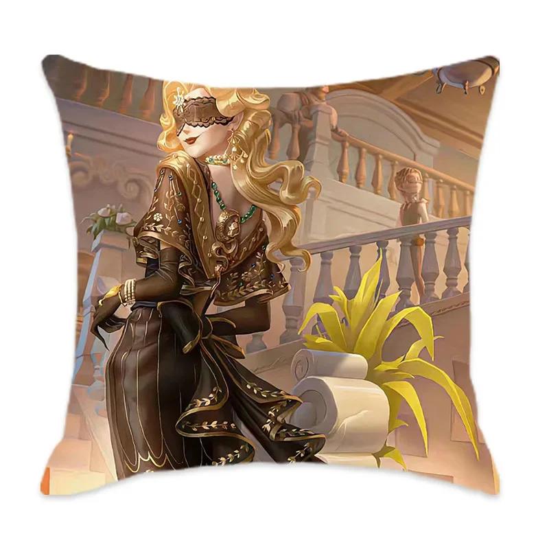 

Identity V Game Pillow Case 45x45cm Cushion Cover Velvet Pillow Case Sofa Chair Square Pillowcase Living Room Decoration