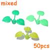 Non-Toxic 50Pcs Plants Accessories Moc City Pine Tree Branch Bush Stem Broadleaf With 3 Peach Leaves Grass Flower Building Bricks 6255