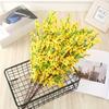 10pcs Artificial Flowers, Long Stem Yellow Winter Jasmine, Flowers Picks for Home Wedding Valentine's Day, Birthday, Mother's Day Decor