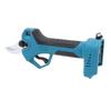 Blue Electric Pruning Shears 30mm Heavy Duty Digital Display Rechargeable Cordless Tree Branch Pruner for Gardening Task