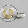 925 Silver Rings For Women Hollow Out Gold Color Temperament Personality Fashion Female Trendy Resizable Opening Rings