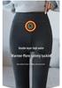 Plus Size High-Waisted Women's Pants - Warm Fleece Base Layer for Autumn and Spring