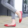 2025 New Flat Heel Pointed Flat Shoes Korean Style Fashion Shallow Mouth Large Casual Single Shoe