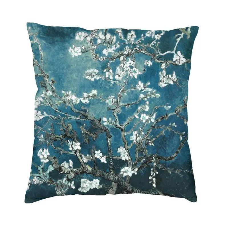 Van Gogh Starry Night Sofa Cushion Cover Polyester Art Painting Pillowcase Home Decor Pillowcase Vincent