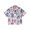 Carhartt WIP Womens S/S Verdanta Shirt White Floral Print Cuban Collar Shirt Women shirts I030049-0RZ-4G