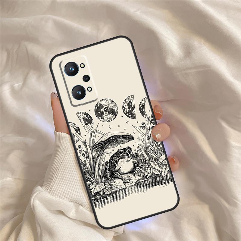 Cute Frog Cartoon Case For Realme C55 C71 C75 C61 C53 C33 C63 C51 C65 C67 11 12 13 14 15 Pro Plus GT6 GT7 Pro