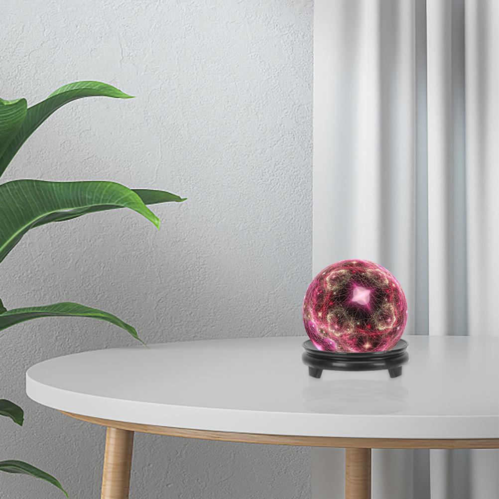 

6Pcs Gourd Base Ornament Simple Hollow Stand Stable Practical Crystal Ball Display Rack Elegant Craft Adornment 8X8CM