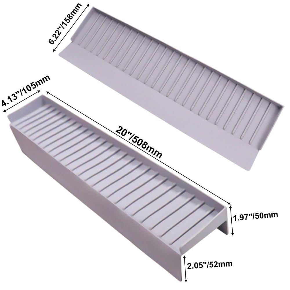 4 IN X 20 IN Sink Edge Protector Upgrade Sink Counter Protector Countertop Splash Guard  Kitchen