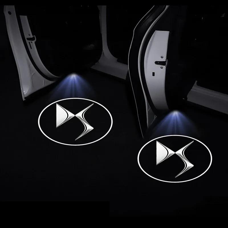 1/2pcs LED Car door projector high-definition welcome light For Citroen DS 2 3 4 5 6 7 DS2 DS3 DS4 DS5 DS6 DS7 WILD RUBIS SPIRIT