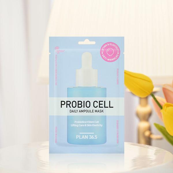 [Plan 36.5] Daily Ampoule Skin Elasticity Probiocell Vegan Mask (10 Sheets)
