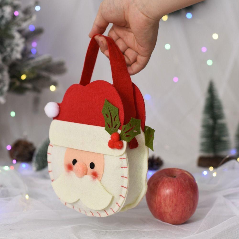 Bag For Children Kids Christmas Tree Decoration Christmas Gifts Bag Tote Bag Candy Bag Gift Pouch