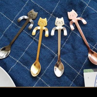 1 Cafeteria Cat Spoon Holder (random)