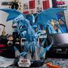 Non-Toxic Areax Yu-Gi-Oh Blue Eye White Dragon Assembly Components Fashion Toy Model Desktop Ornament Children Holiday Gift
